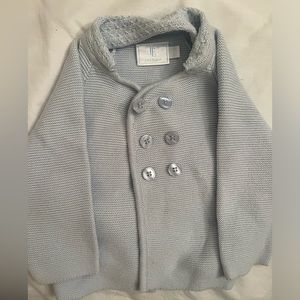 Little English Infant Light Blue cardigan in great condition
